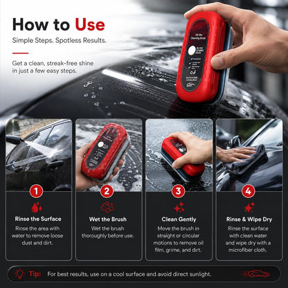 Car Glass Oil Film Remover|Automotive Oil Film Cleaning Brush|Oil Film Cleaning Brush| Oil Film Remover for Car Window|Car Glass Oil Film Cleaner|Glass Oil Film Remover for Car